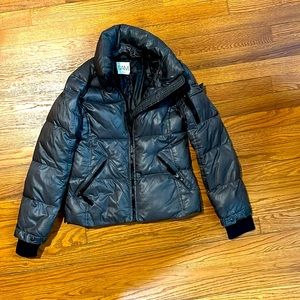 SAM. Puffer Freestyle coat. Great condition, pewter color, girls 14.